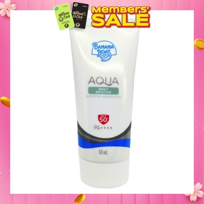 BANANA BOAT Simply Protect Aqua Daily Moisture UV Protection Sunscreen Lotion SPF50+ PA++++ 50ml (Expiry: Oct`2026)