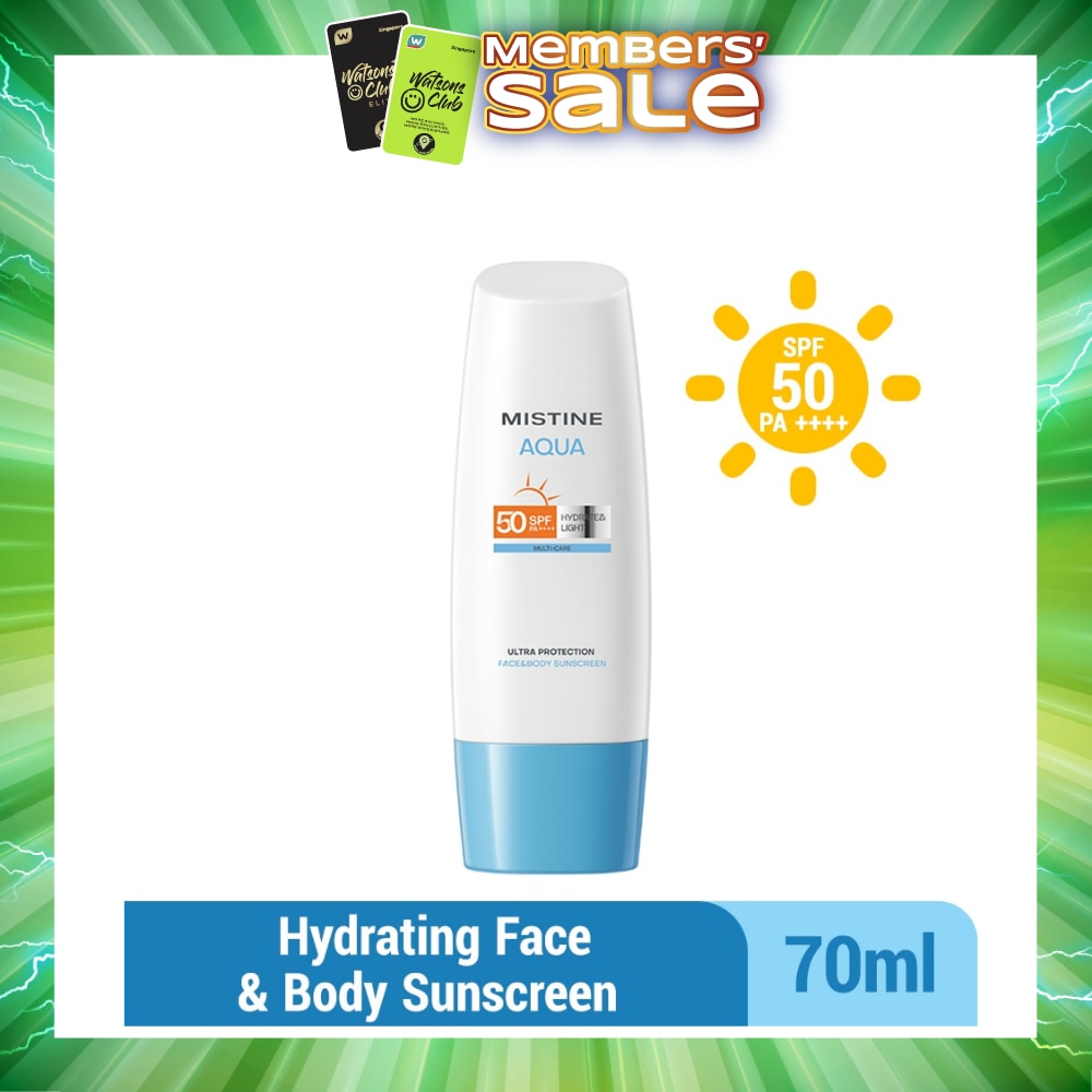 MISTINE Aqua Multi-Care Hydrate & Light Ultra Protection Face