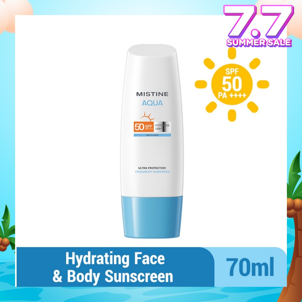 Aqua Multi-Care Hydrate & Light Ultra Protection Face & Body Sunscreen SPF50 PA++++ 70ml