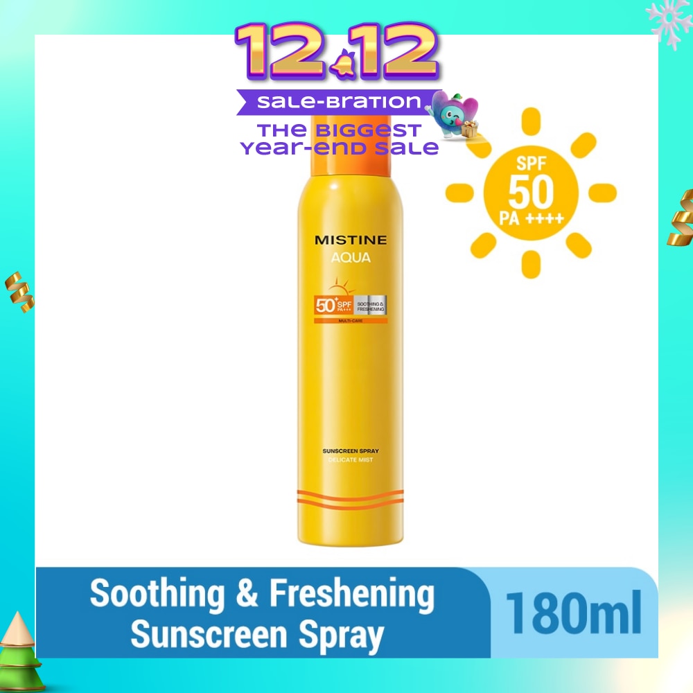 Aqua Multi-Care Soothing & Freshening Delicate Mist Sunscreen Spray SPF50 PA++++ 180ml