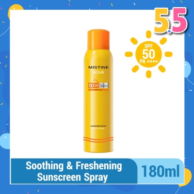 MISTINE Aqua Multi-Care Soothing & Freshening Delicate Mist Sunscreen Spray SPF50 PA++++ 180ml