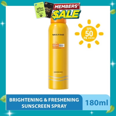 MISTINE Ultra Protection Brightening & Freshing Sunscreen Spray SPF50 PA++++ 180ml image