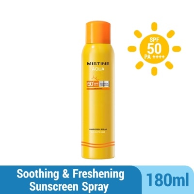 MISTINE Aqua Multi-Care Soothing & Freshening Delicate Mist Sunscreen Spray SPF50 PA++++ 180ml