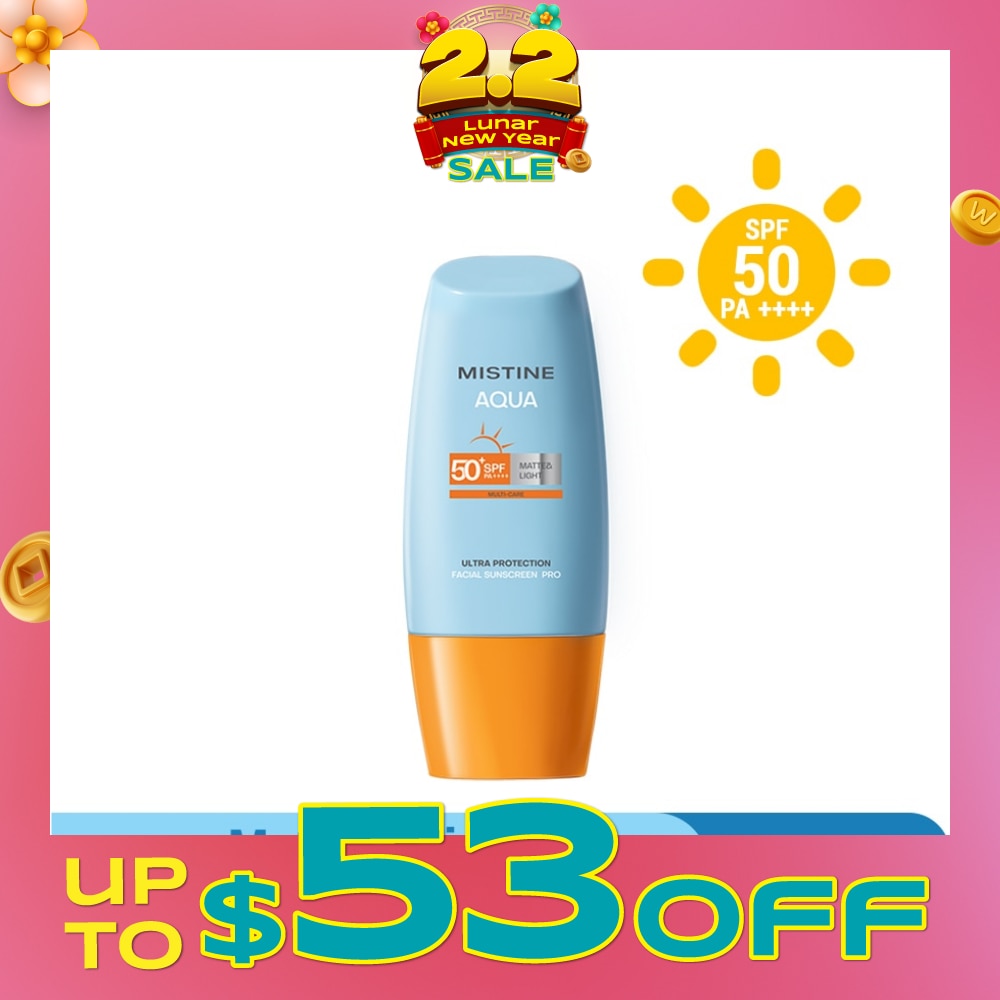 Aqua Multi-Care Matte & Light Ultra Protection Facial Sunscreen Pro SPF50 PA++++ 40ml