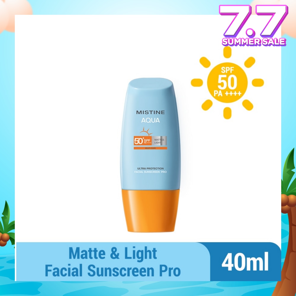 Aqua Multi-Care Matte & Light Ultra Protection Facial Sunscreen Pro SPF50 PA++++ 40ml