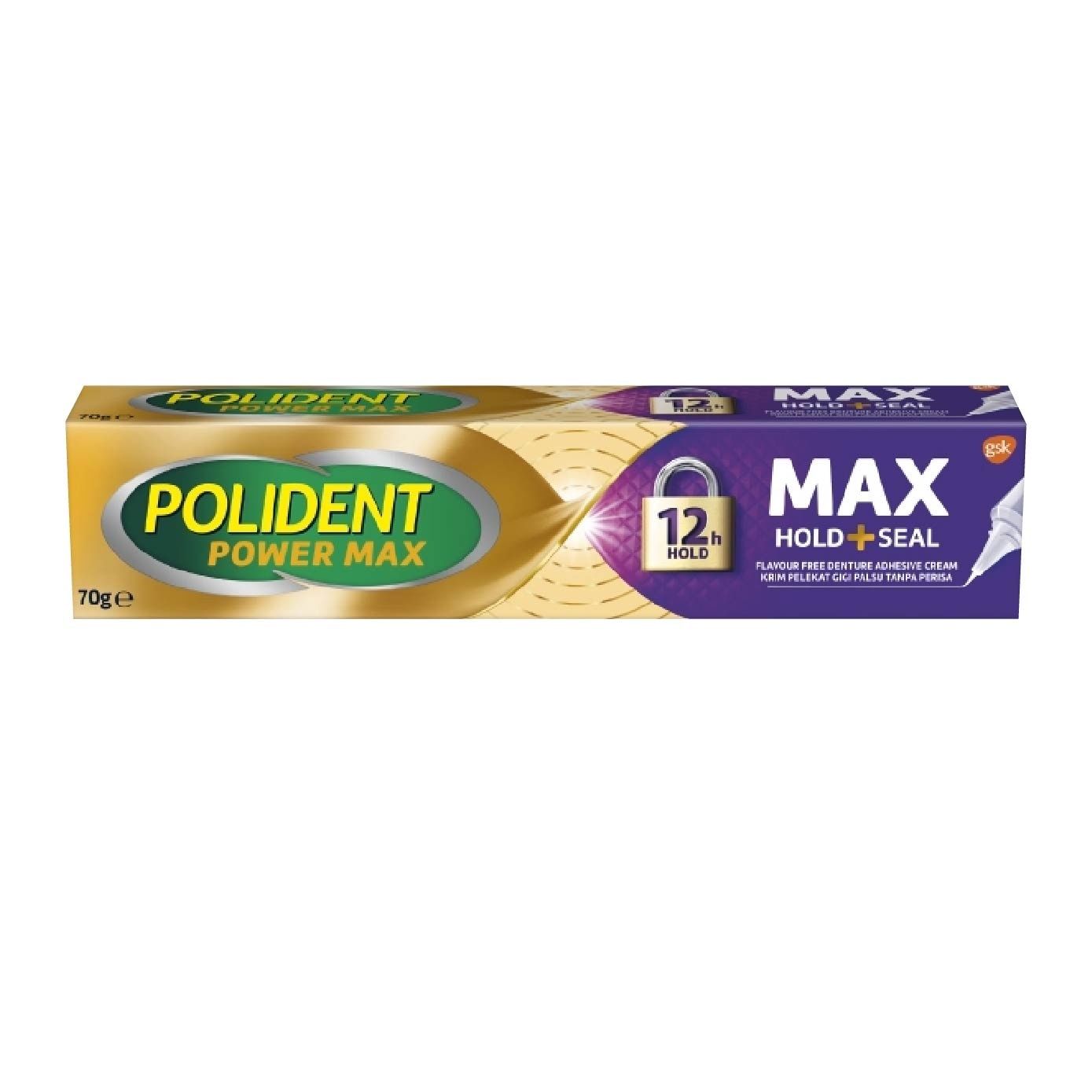 Power Max Hold & Seal Denture Adhesive Cream 70g