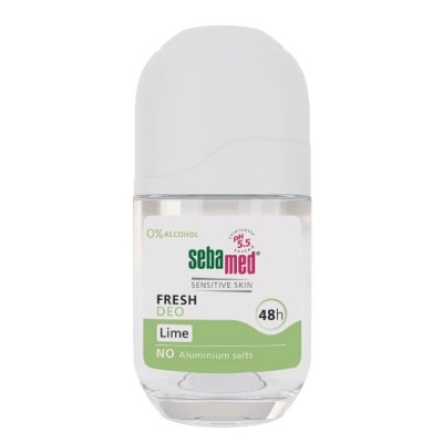 SEBAMED Fresh Deodorant Roll-On Lime (No Alumunium Salts, 0% Alcohol & Suitable For Sensitive Skin) 50ml