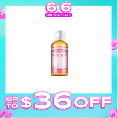 DR BRONNER'S - 18-In-1 Cherry Blossom Pure-Castile Organic Liquid Soap 59ml