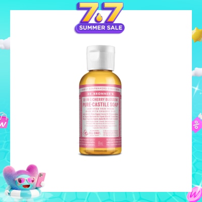 DR BRONNER'S - 18-In-1 Cherry Blossom Pure-Castile Organic Liquid Soap 59ml