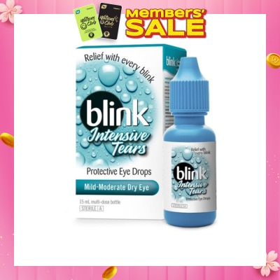 BAUSCH + LOMB Blink Intensive Tears Protective Eye Drop 15ml&nbsp;(Expiry: Aug`2026)