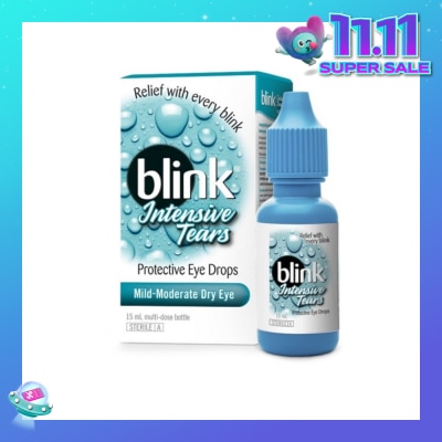 BAUSCH + LOMB Blink Intensive Tears Protective Eye Drop 15ml (Expiry: Aug`2026)