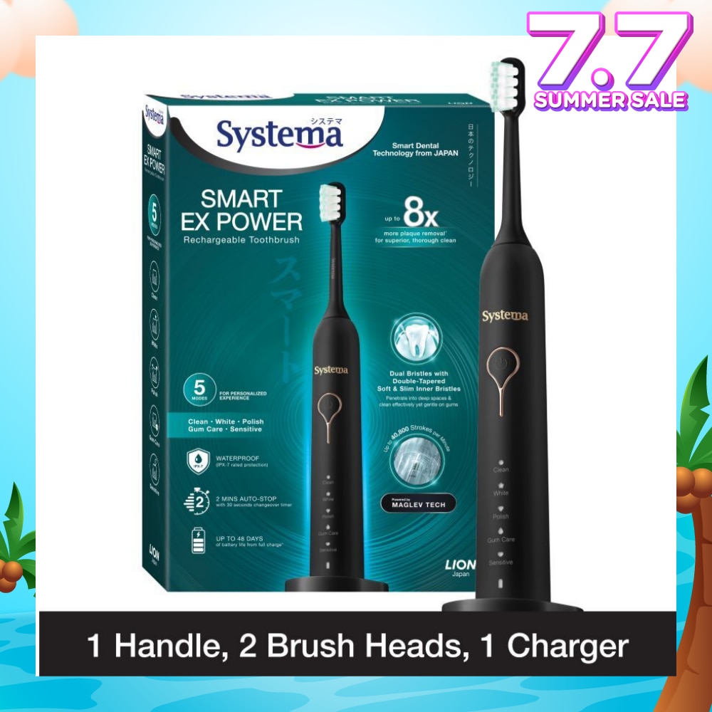 Smart Ex Power Rechargeable Electric Toothbrush (5 Modes For Personalized Experience) 1s