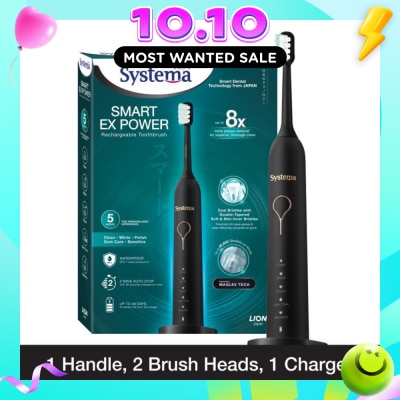 SYSTEMA Smart Ex Power Rechargeable Electric Toothbrush (5 Modes For Personalized Experience) 1s image