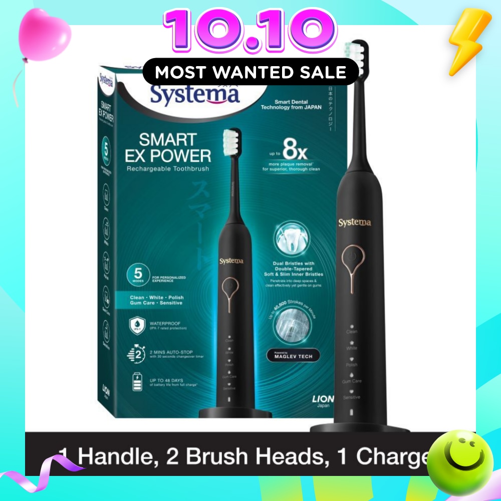 Smart Ex Power Rechargeable Electric Toothbrush (5 Modes For Personalized Experience) 1s image