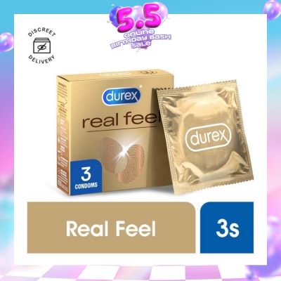 DUREX - Real Feel Condoms 3s