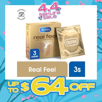 DUREX - Real Feel Condoms 3s
