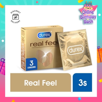 DUREX Real Feel Condoms 3s