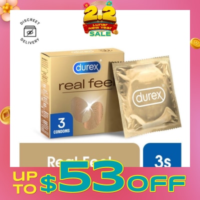 DUREX Real Feel Condoms 3s