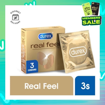 DUREX Real Feel Condoms 3s