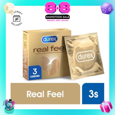 DUREX - Real Feel Condoms 3s