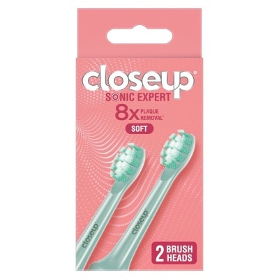 CLOSE-UP Sonic Expert Soft Electric Toothbrush Refill Green (Brush Head) 2s