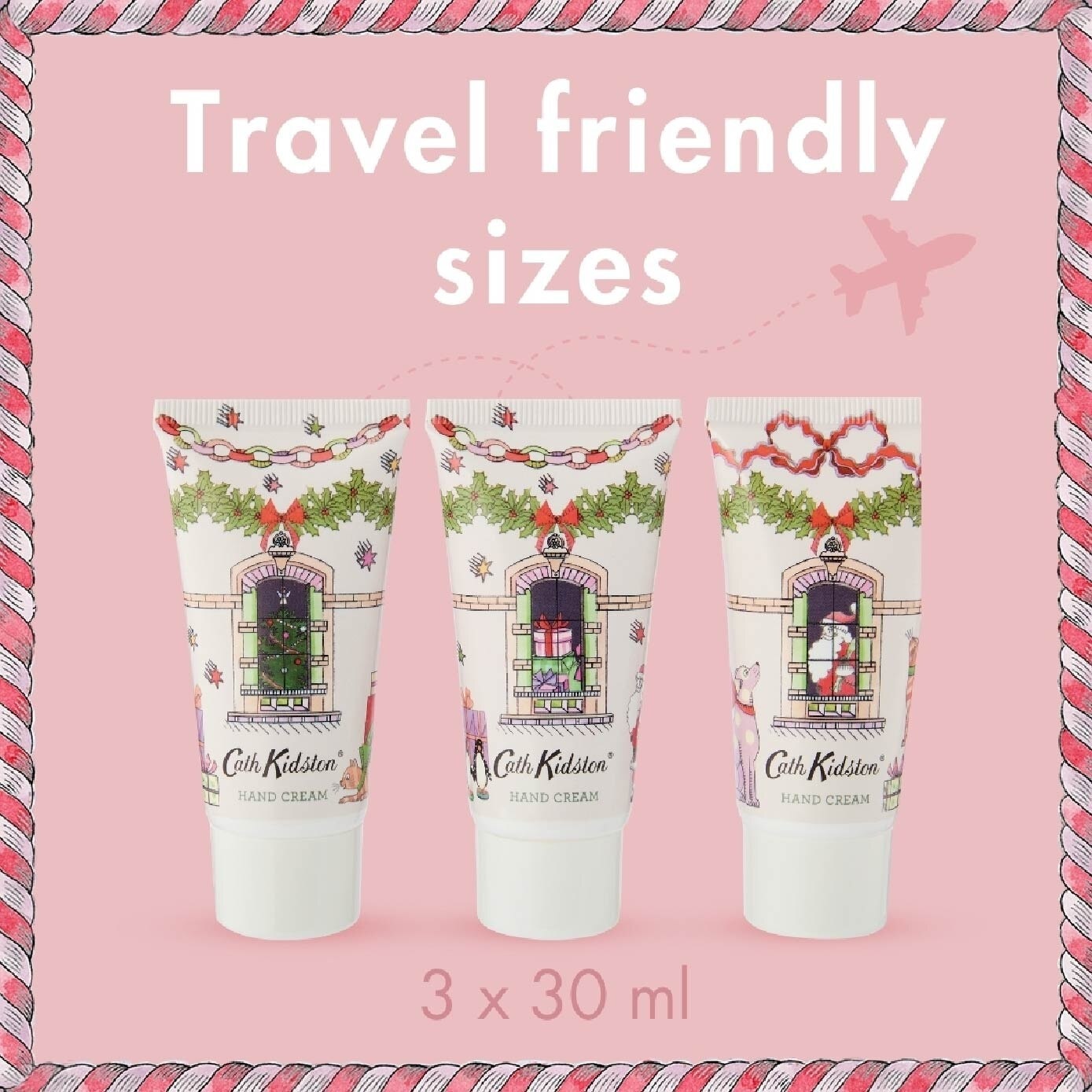 A Doll's House Red Berry & Cedar Hand Cream Trio Xmas Packset consists 30ml x 3s