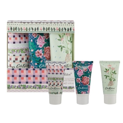 CATH KIDSTON Roots & Raindrops Assorted Hand Creams Trio Xmas Packset consists 30ml x 3s