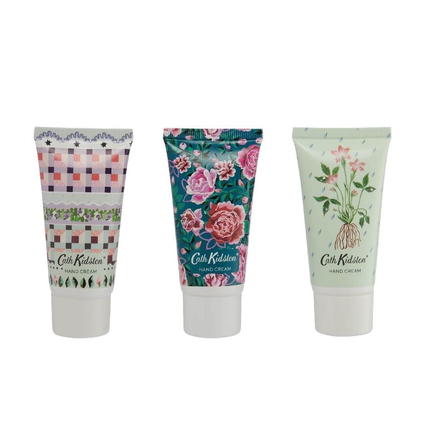 Roots & Raindrops Assorted Hand Creams Trio Xmas Packset consists 30ml x 3s<BR>