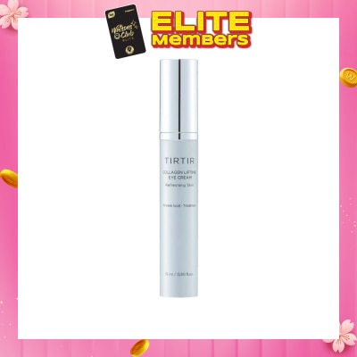 TIRTIR Collagen Lifting Eye Cream (To Boost Skin Elasticity, Brightening & Reduces Wrinkles) 15ml