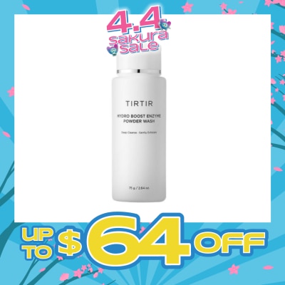 TIRTIR - Hydro Boost Enzyme Powder Wash (Buffs Away Dead Skin Cells & Reduces Blackheads) 75g