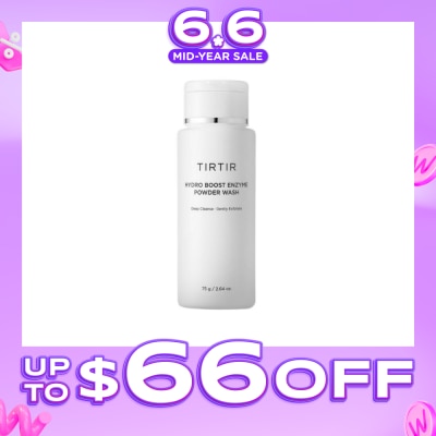 TIRTIR - Hydro Boost Enzyme Powder Wash (Buffs Away Dead Skin Cells & Reduces Blackheads) 75g