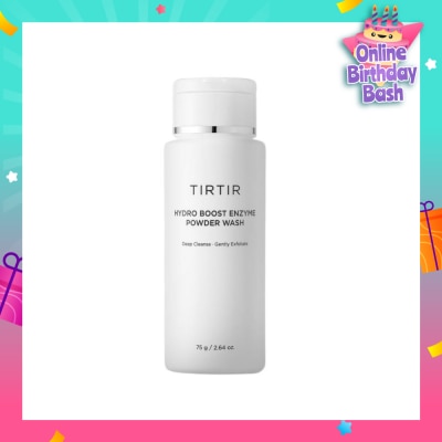 TIRTIR Hydro Boost Enzyme Powder Wash (Buffs Away Dead Skin Cells & Reduces Blackheads) 75g