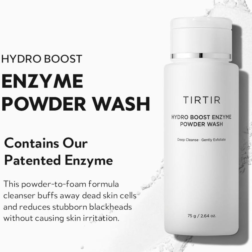 Hydro Boost Enzyme Powder Wash (Buffs Away Dead Skin Cells & Reduces Blackheads) 75g