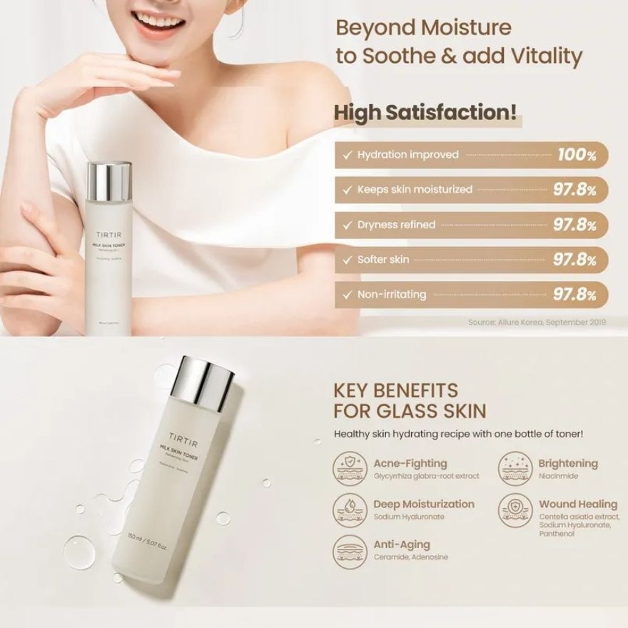 Milk Skin Toner Refreshing Skin (For Moisturizing & Soothing) 50ml