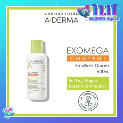 ADERMA Exomega Control Emollient Fragrance-free Anti-Sratching Cream (For Dry Atopy Prone Skin) 400ml