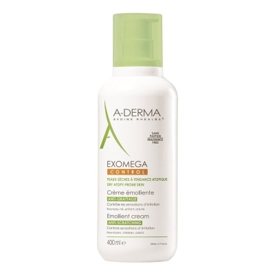 ADERMA Exomega Control Emollient Fragrance-free Anti-Sratching Cream (For Dry Atopy Prone Skin) 400ml