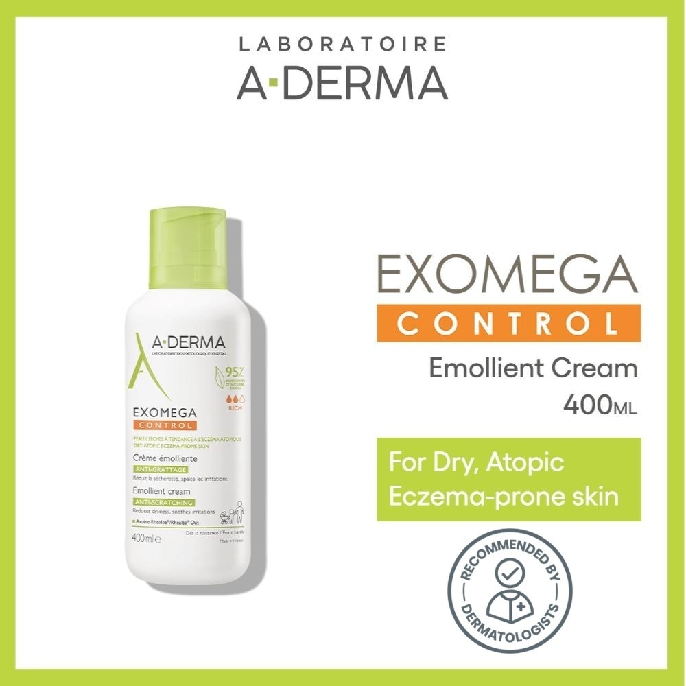 Exomega Control Emollient Fragrance-free Anti-Sratching Cream (For Dry Atopy Prone Skin) 400ml