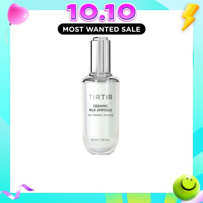 TIRTIR Ceramic Milk Ampoule (For Glow, Moisture & Nourishing) 40ml (Expiry: Jul`2027) image