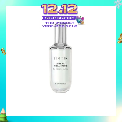 TIRTIR Ceramic Milk Ampoule (For Glow, Moisture & Nourishing) 40ml