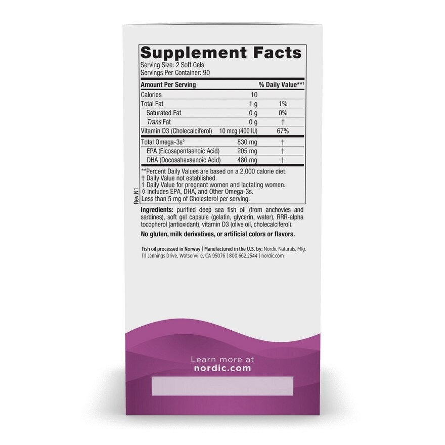 Prenatal DHA in Fish Gelatin 180 Soft Gels