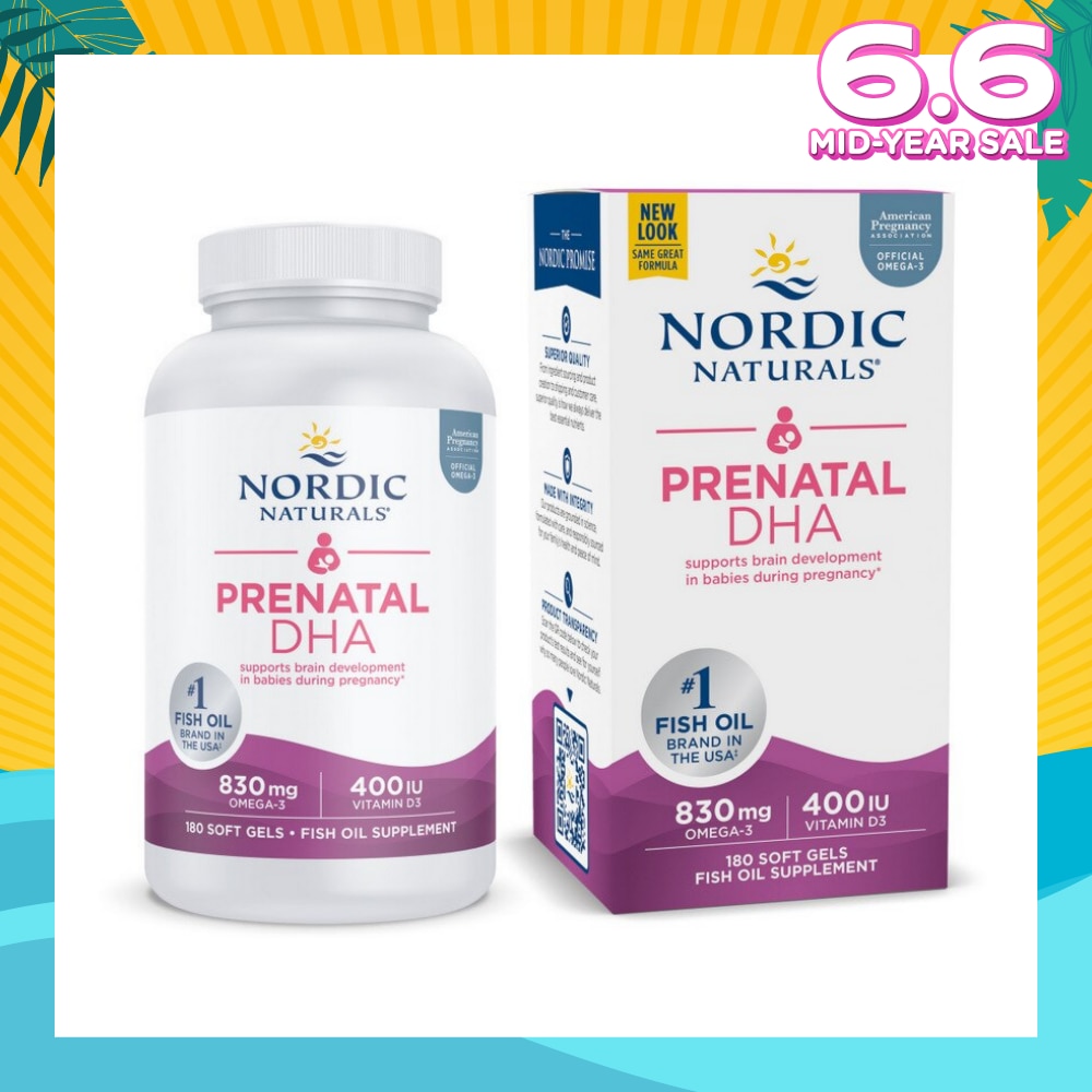 Prenatal DHA in Fish Gelatin 180 Soft Gels