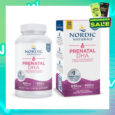 NORDIC NATURALS Prenatal DHA in Fish Gelatin 180 Soft Gels
