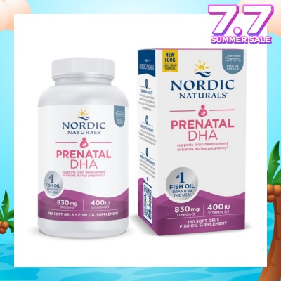 NORDIC NATURALS Prenatal DHA in Fish Gelatin 180 Soft Gels
