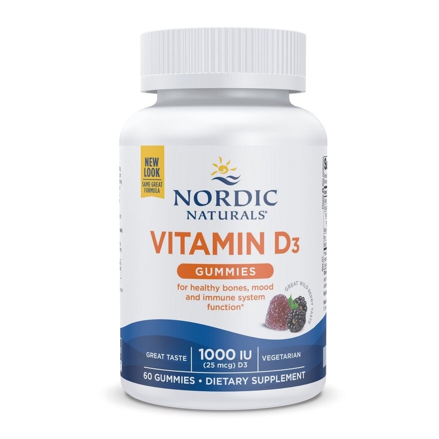 Vitamin D3 Gummies  (Support Healthy Bones + Immune System Function) 60s