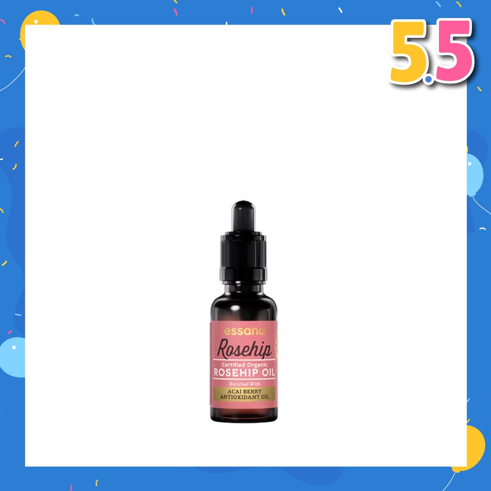 Certified Organic Rosehip Oil 20ml