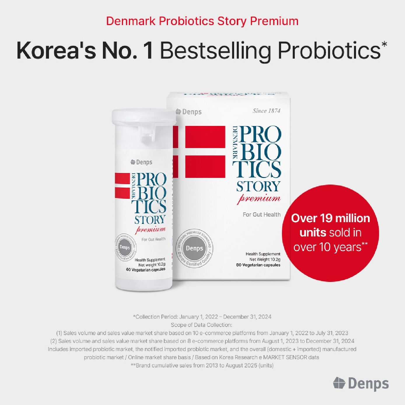 [CNY] Denmark Probiotics Story Premium For Gut Health Vegetarian Capsule 60s