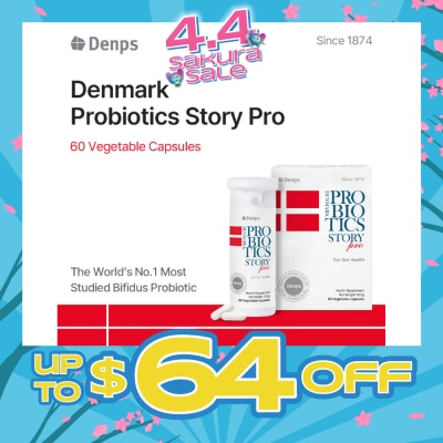DENPS - Denmark Probiotics Story Pro For Gut Health Vegetarian Capsule 60s