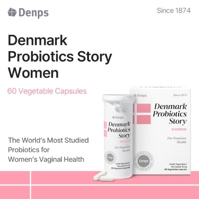 DENPS [CNY] Denmark Probiotics Story Women for Feminine Health Vegetarian Capsule 60s