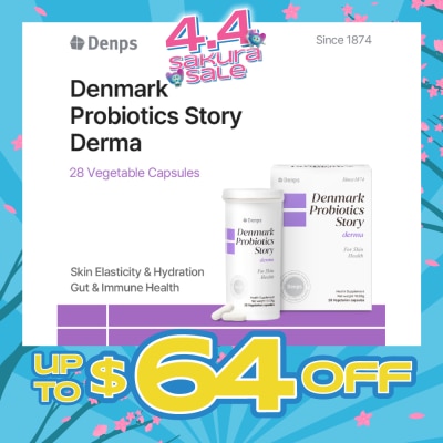 DENPS - Denmark Probiotics Story Derma For Skin Health Vegetarian Capsule 28s