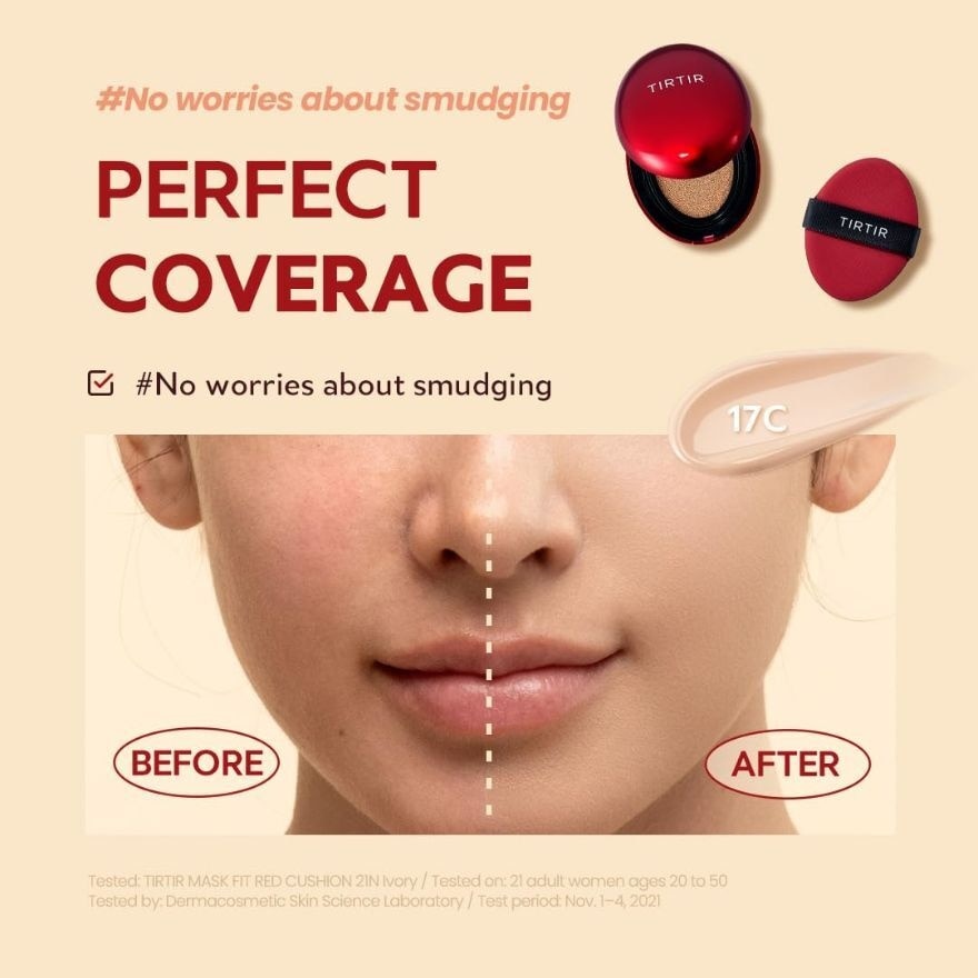 TIRTIR Mask Fit Red Mini Cushion 21N Ivory 1s | Face | Watsons